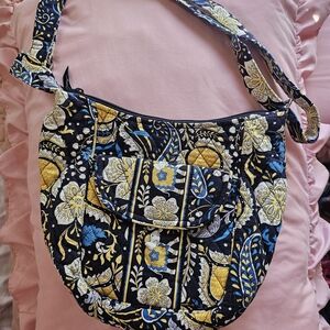 Rare Vera Bradley Boho Floral Patterned Shoulder Bag